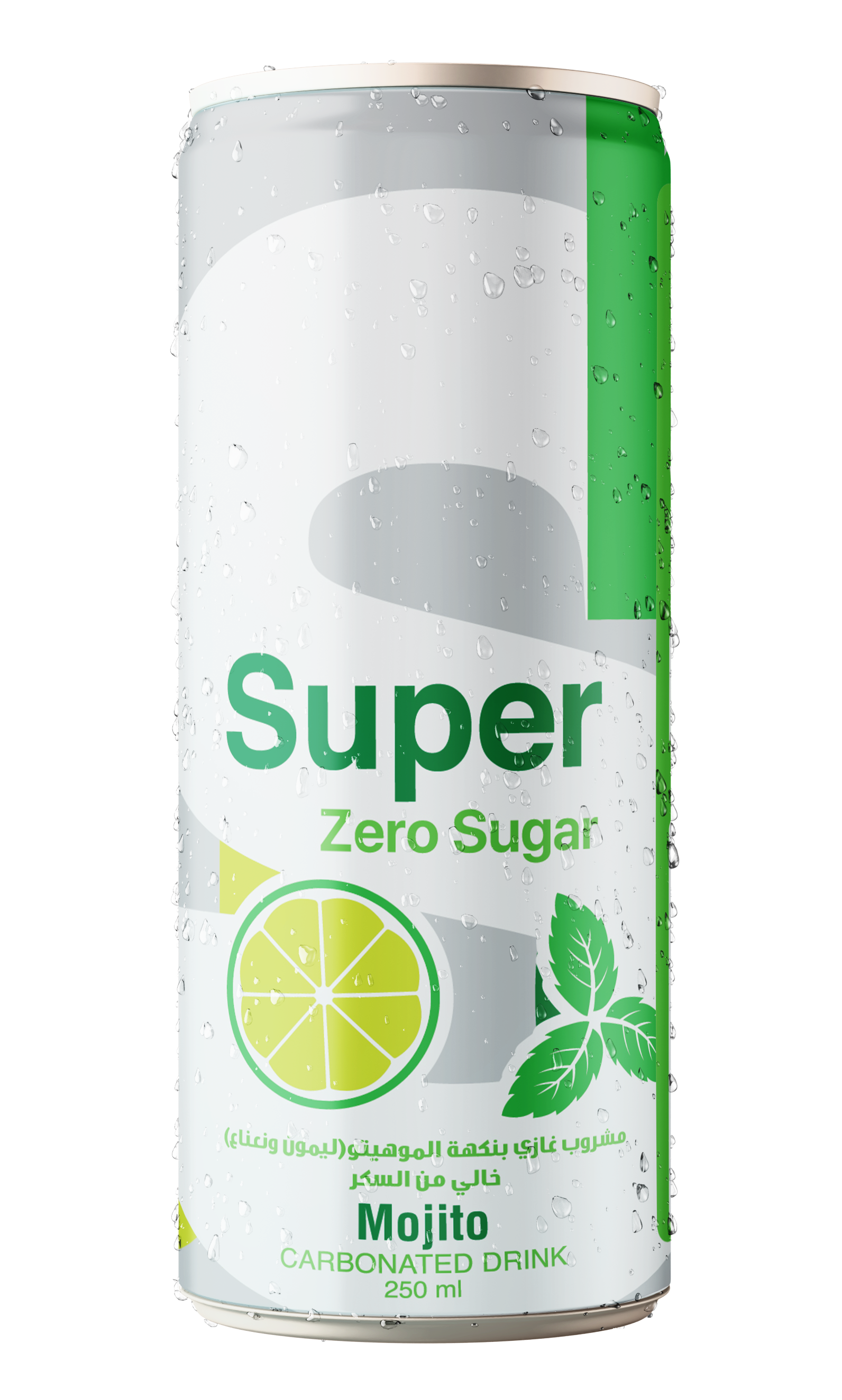 SUPER Zero Mojito Sugar Free 250 ml