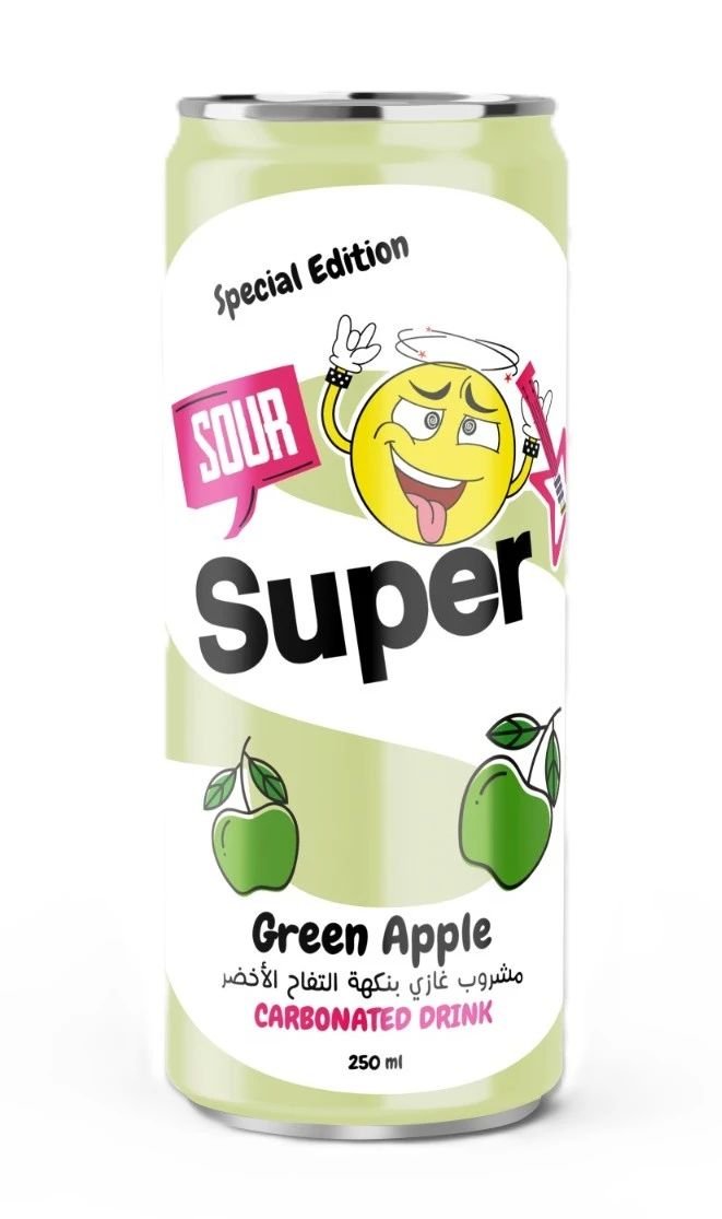 SUPER SOUR GREEN APPLE 250 ml