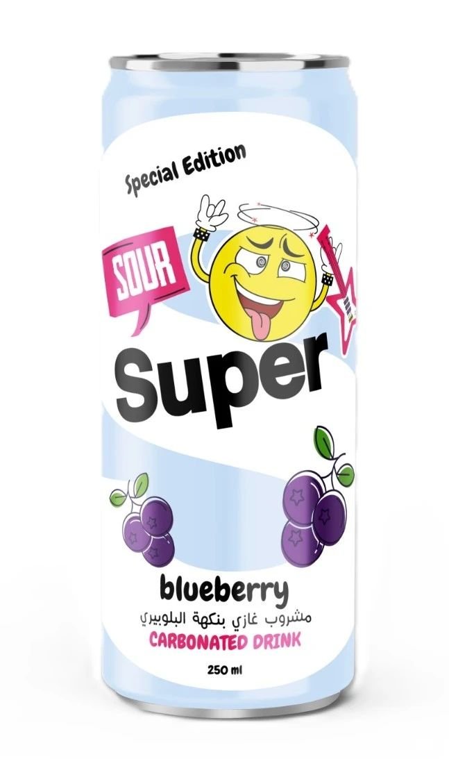 SUPER SOUR BLUEBERRY 250 ml